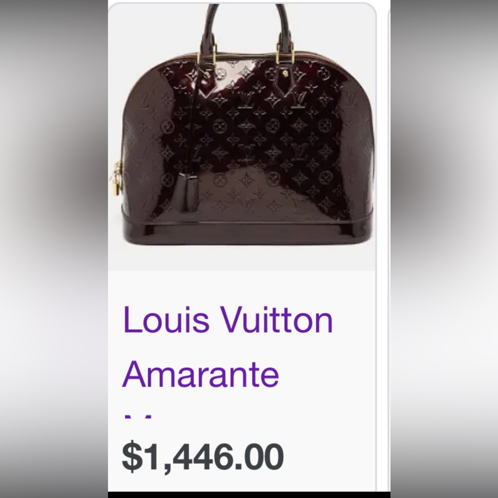 Authentic Louis Vuitton alma voyage vernis bag - Picture 16 of 16